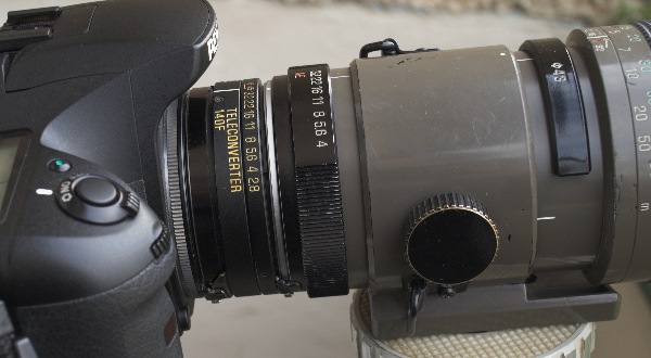 Tamron SP 1:4 - 400mm LD Teleobjektiv - zwei Blendenringe?