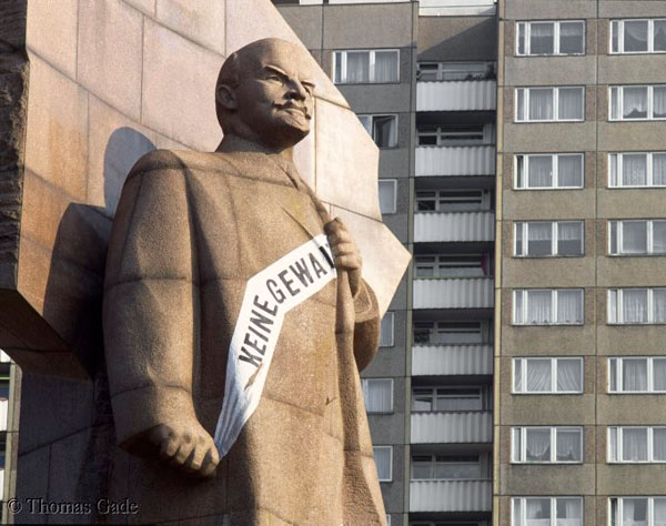 Berlin. Lenin – Skulptur am Platz der Vereinten Nationen