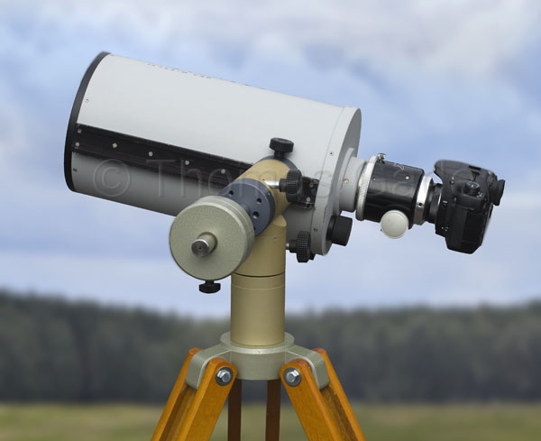 Intes Micro Alter M603 als Teleobjektiv mit Kamera auf einer Ayo Montierun