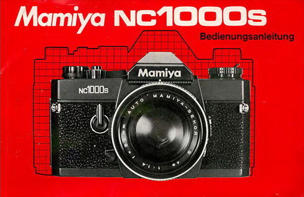 Mamiya NC 1000s  – Spiegelreflexkamera für Kleinbildfilm