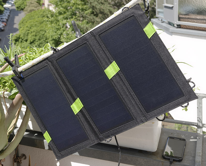 Taugen kleine faltbare Solarpaneele zur Stromversorgung?